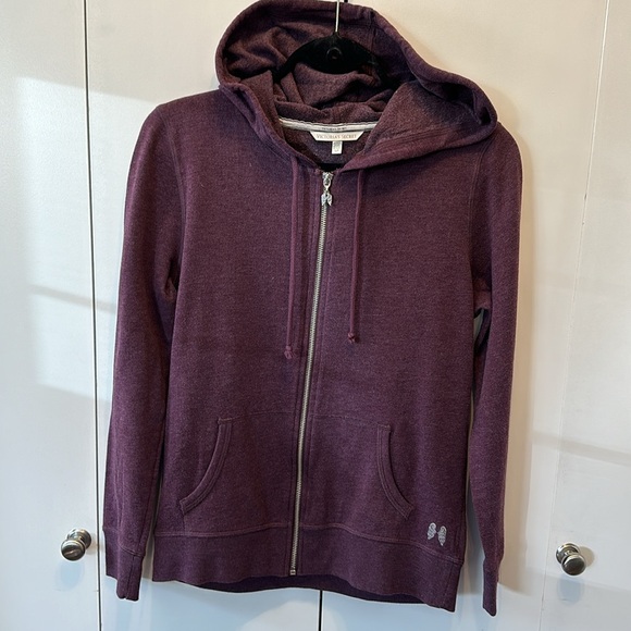 Victoria’s Secret Angel Wings Full Zip Hoodie - Heathered Burgundy - Picture 4 of 6